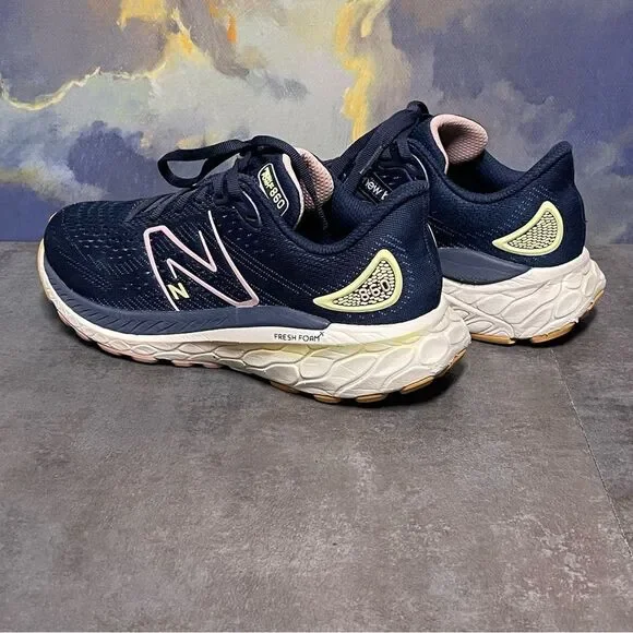 New Balance Fresh Foam X 860 Women's Navy Blue Running Shoes Size 8.5B - Picture 9 of 16